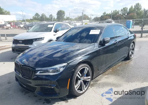2019 BMW 750I xDrive из США, поврежденный, VIN WBA7F2C51KB239352